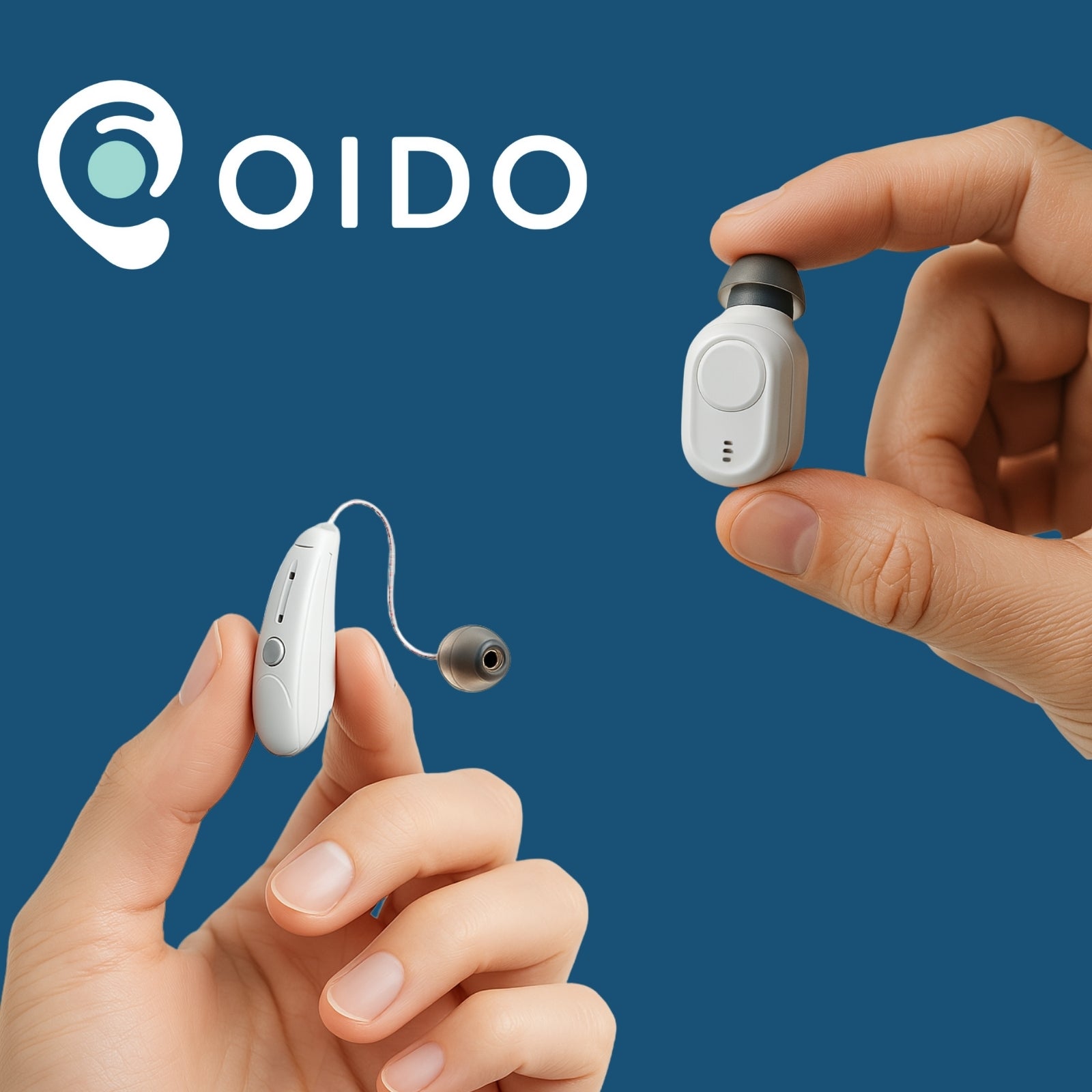 hearone and hearduo in hands